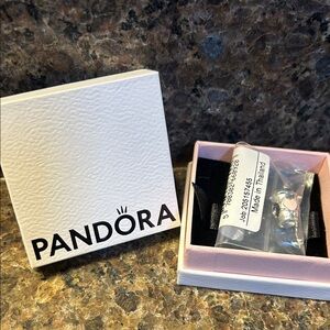 Pandora Silver “Take a Break” Charm